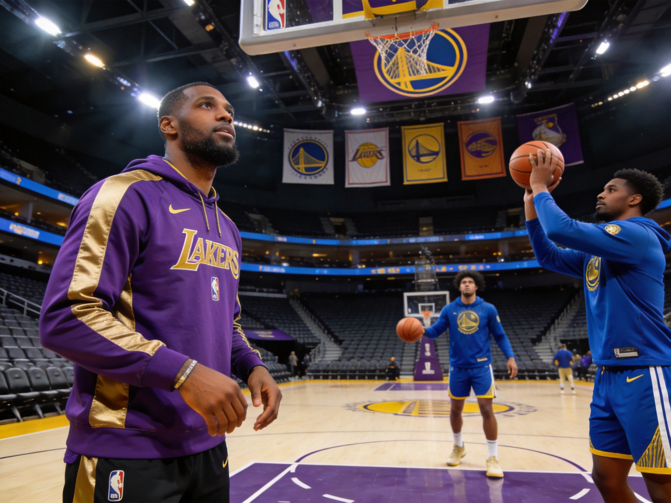 NBA湖人vs勇士比赛前瞻